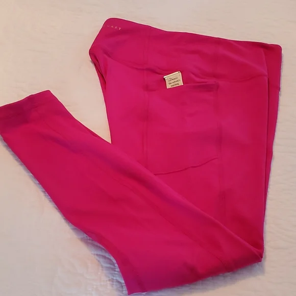 Victoria's Secret Leggings, Size 8, Wicked Rose - Picture 5 of 10